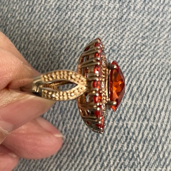 Spessartine Garnet Ring - Picture 2 of 6